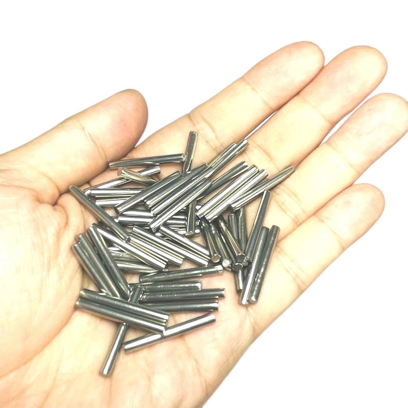 ZDingTech 50pcs 3mm x 25mm Dowel Pins,3mm Metal Dowel pins M3 3mm Shelf Pegs,Support Shelves,3mm x 25mm Metal Rod.304 Stainless Steel Wood Bunk Bed pegs - Image 5